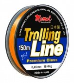 Леска JigLine Trolling Line 0.33/150м оранжевая
